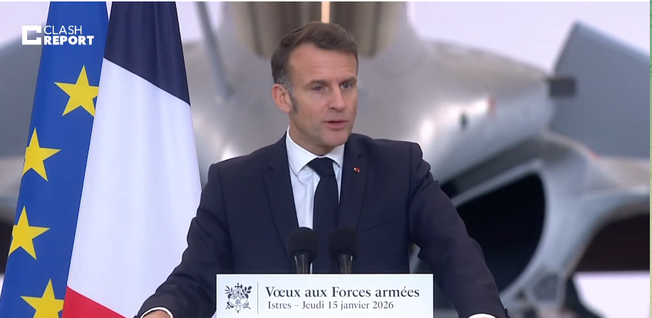 Макрон з’явився на публіці із "залитим кров'ю" оком. ВІДЕО